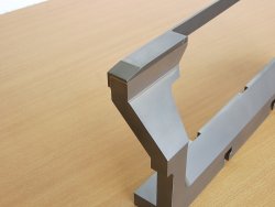 Gleitkufe mit präzise aufgelötetem Hartmetall